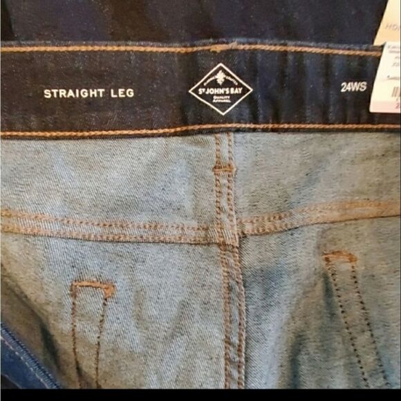 St John's Bay Blue Secretly Slender Jeans - Picture 5 of 7